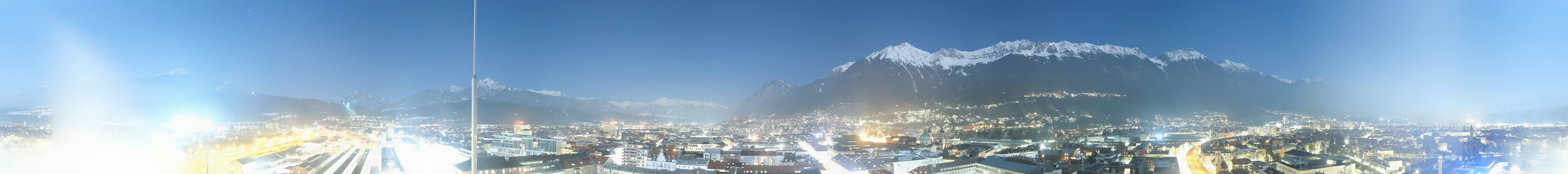 Archiv Foto Webcam Panoramablick - Innsbruck
