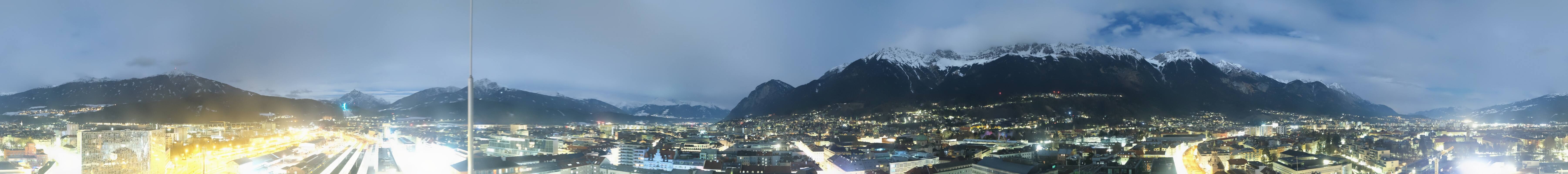 Archiv Foto Webcam Panoramablick - Innsbruck
