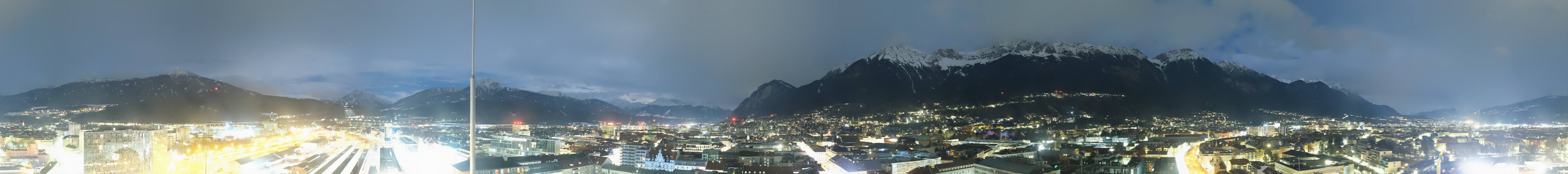 Archiv Foto Webcam Panoramablick - Innsbruck