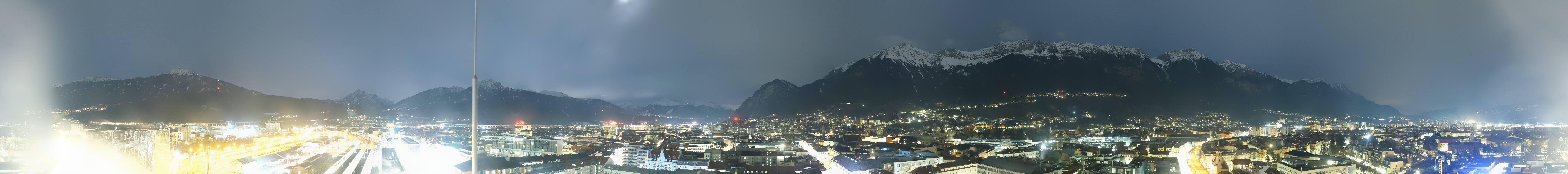 Archiv Foto Webcam Panoramablick - Innsbruck
