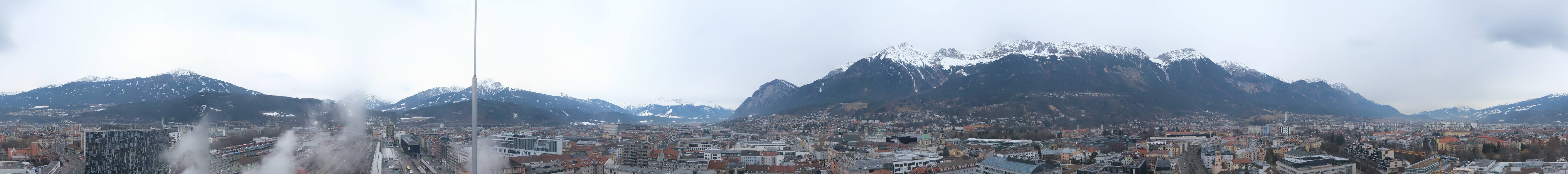Archiv Foto Webcam Panoramablick - Innsbruck