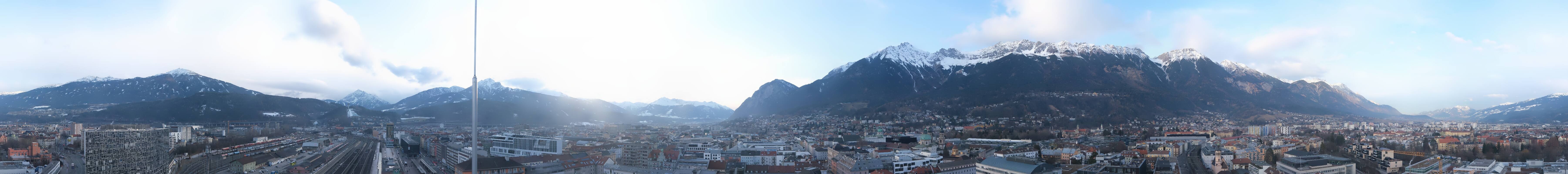 Archiv Foto Webcam Panoramablick - Innsbruck