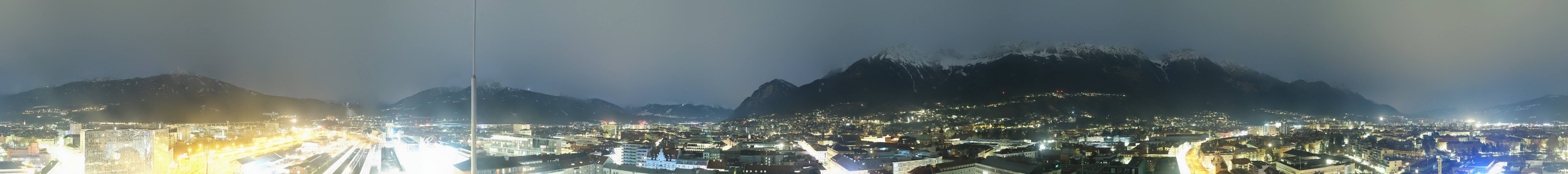Archiv Foto Webcam Panoramablick - Innsbruck