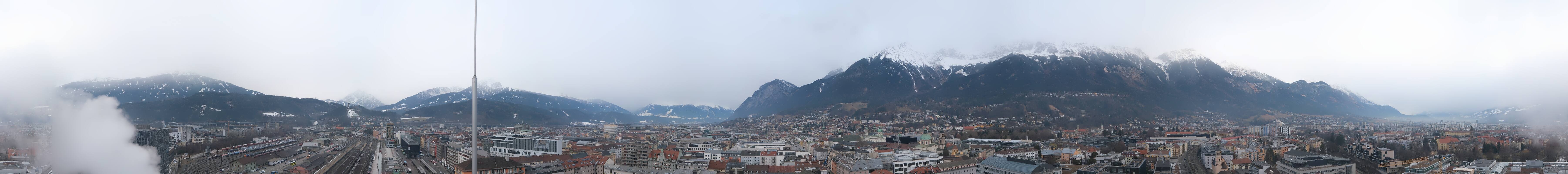 Archiv Foto Webcam Panoramablick - Innsbruck
