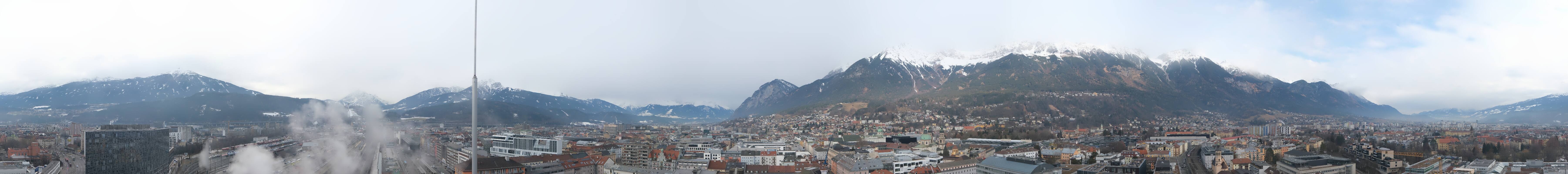 Archiv Foto Webcam Panoramablick - Innsbruck