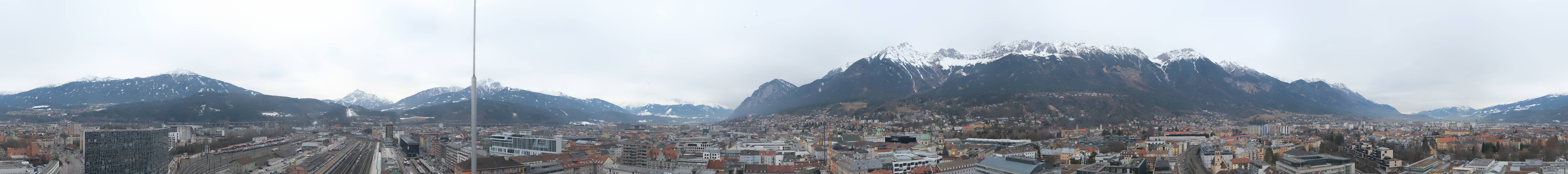 Archiv Foto Webcam Panoramablick - Innsbruck