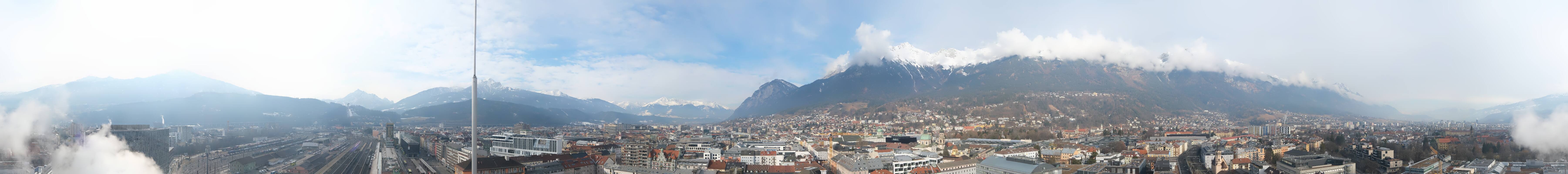 Archiv Foto Webcam Panoramablick - Innsbruck