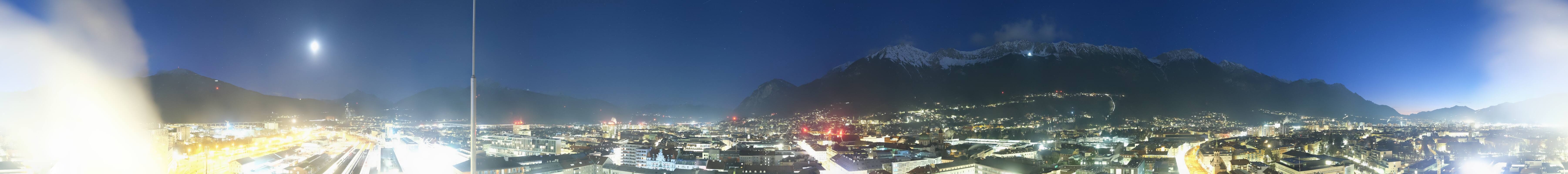Archiv Foto Webcam Panoramablick - Innsbruck