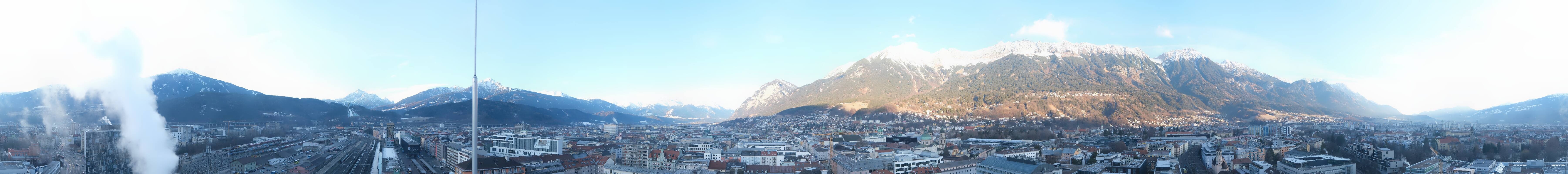 Archiv Foto Webcam Panoramablick - Innsbruck