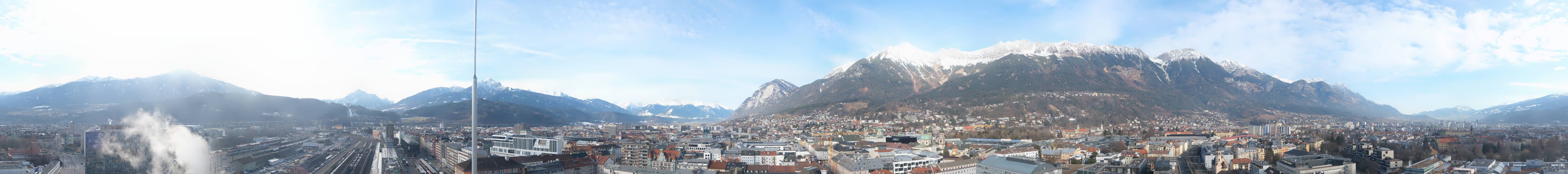 Archiv Foto Webcam Panoramablick - Innsbruck