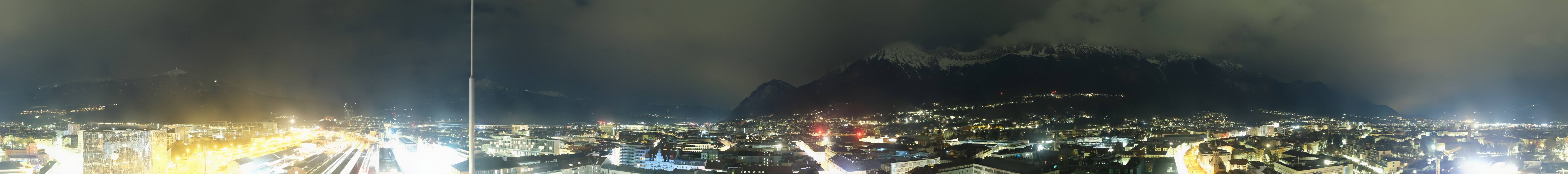 Archiv Foto Webcam Panoramablick - Innsbruck