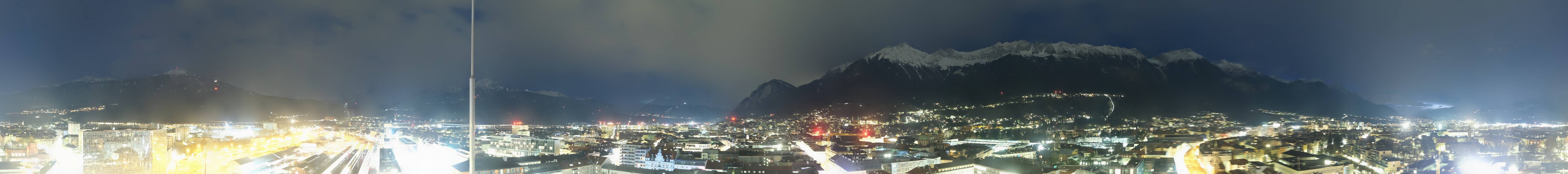 Archiv Foto Webcam Panoramablick - Innsbruck