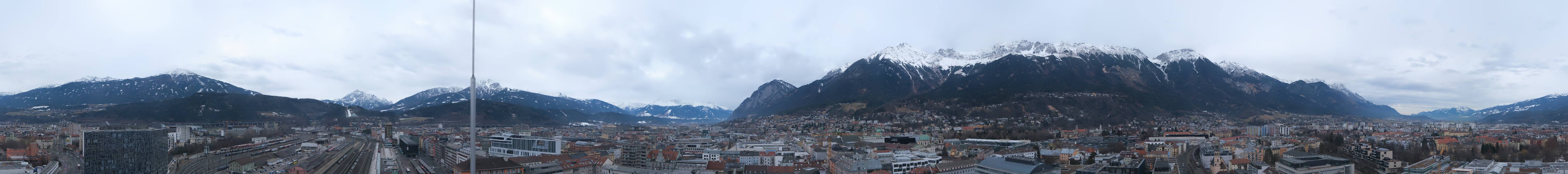 Archiv Foto Webcam Panoramablick - Innsbruck