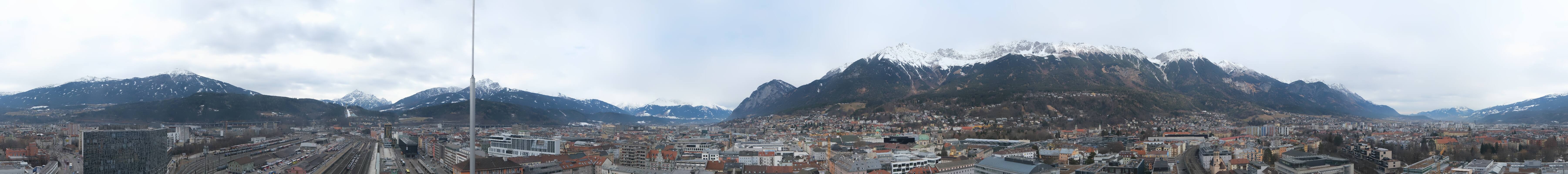 Archiv Foto Webcam Panoramablick - Innsbruck