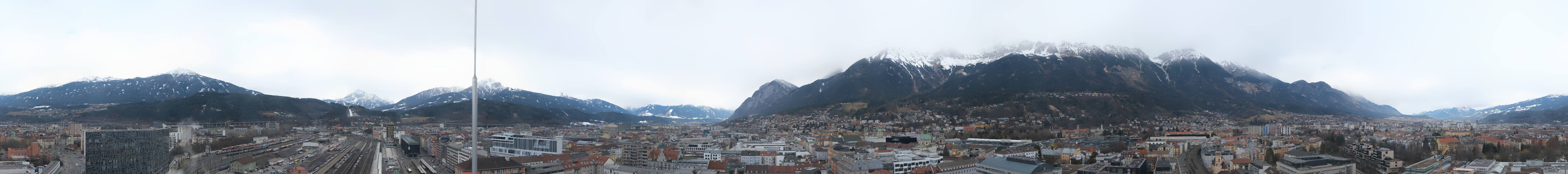 Archiv Foto Webcam Panoramablick - Innsbruck