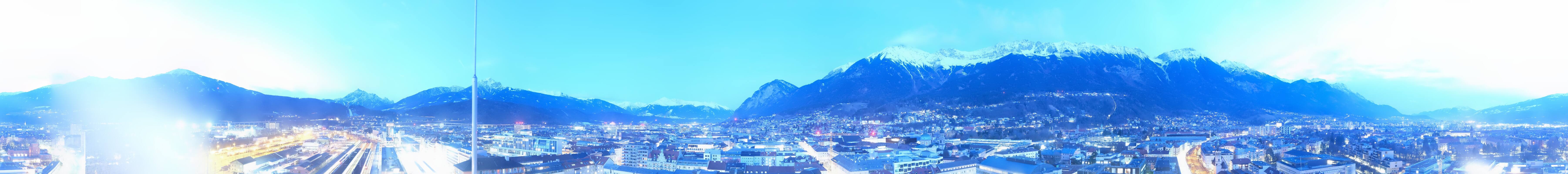 Archiv Foto Webcam Panoramablick - Innsbruck