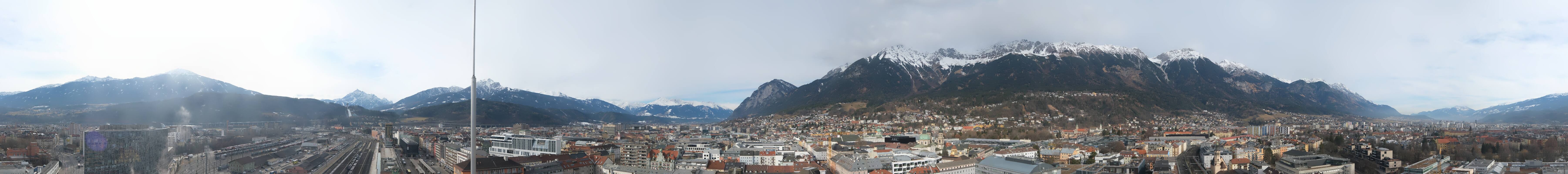 Archiv Foto Webcam Panoramablick - Innsbruck