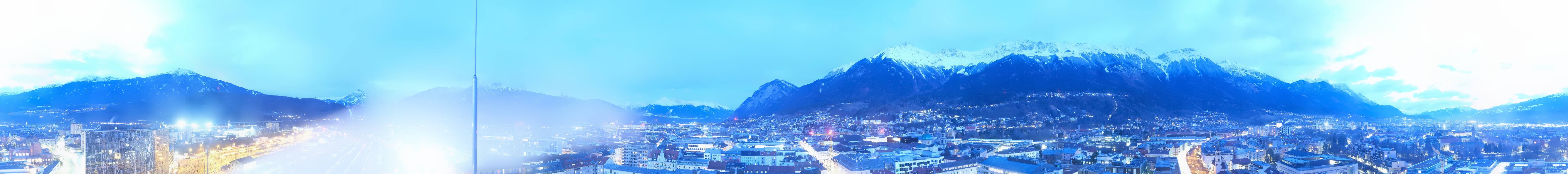 Archiv Foto Webcam Panoramablick - Innsbruck