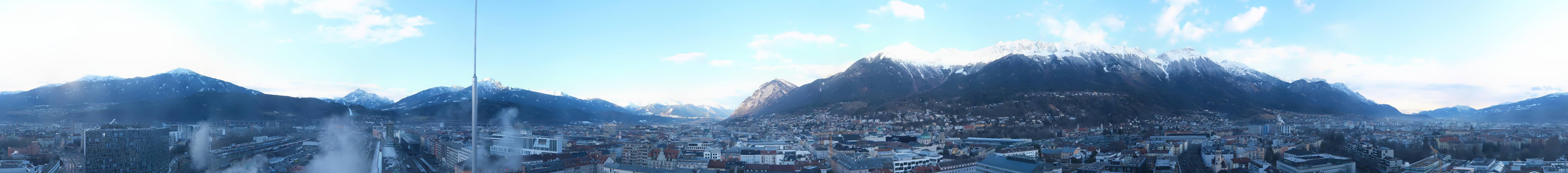 Archiv Foto Webcam Panoramablick - Innsbruck