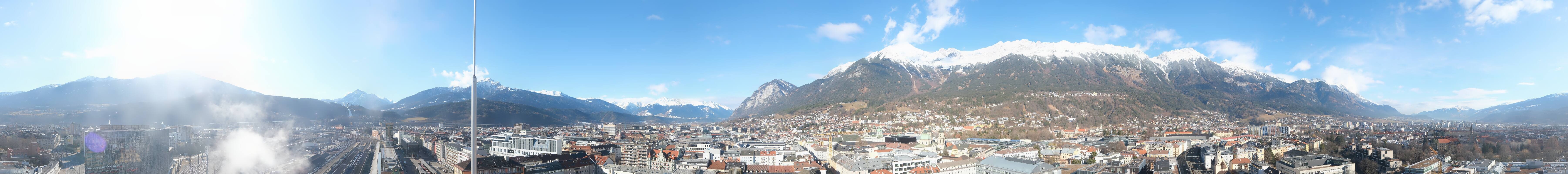 Archiv Foto Webcam Panoramablick - Innsbruck