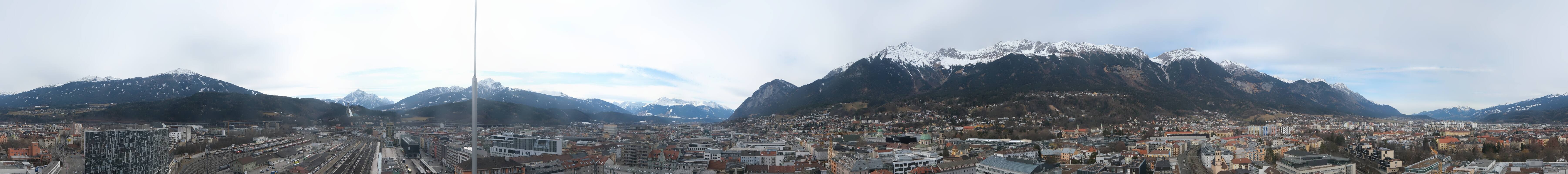 Archiv Foto Webcam Panoramablick - Innsbruck