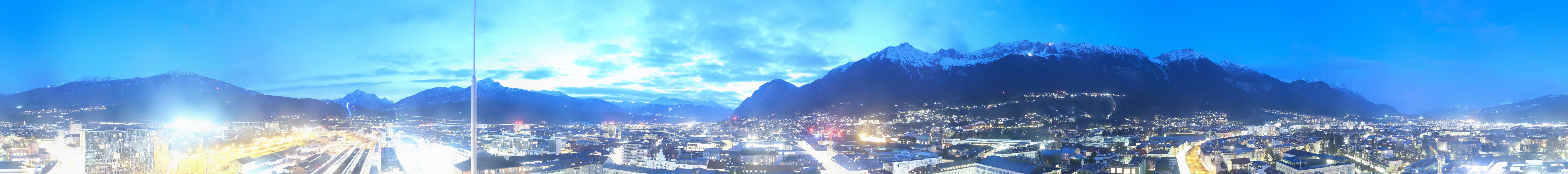 Archiv Foto Webcam Panoramablick - Innsbruck