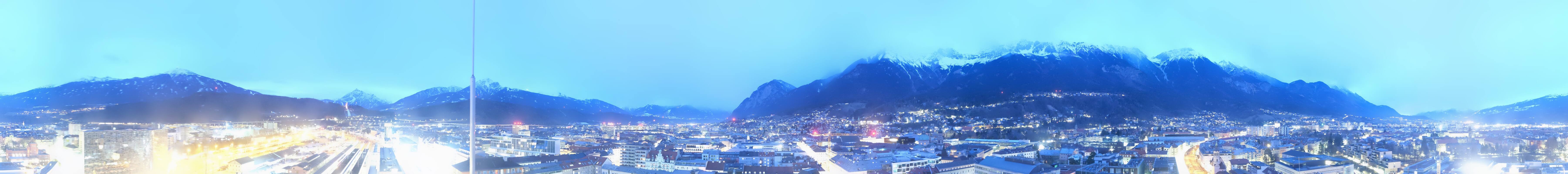 Archiv Foto Webcam Panoramablick - Innsbruck