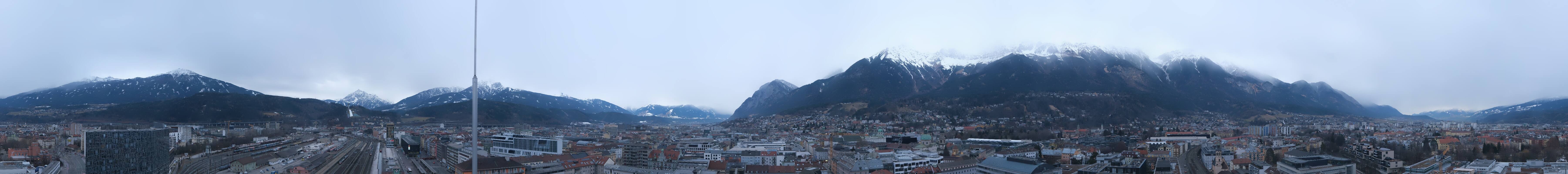 Archiv Foto Webcam Panoramablick - Innsbruck