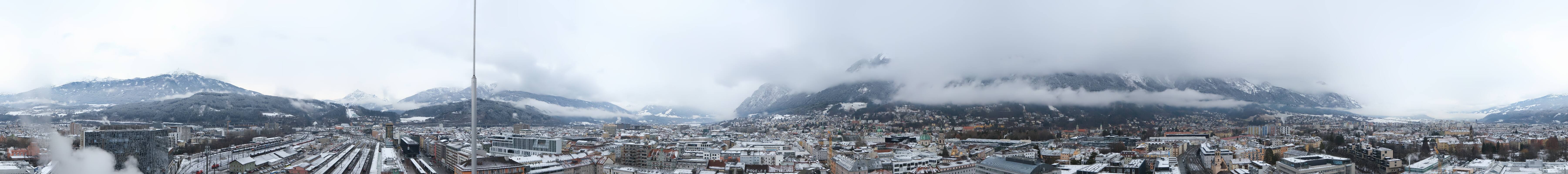 Archiv Foto Webcam Panoramablick - Innsbruck