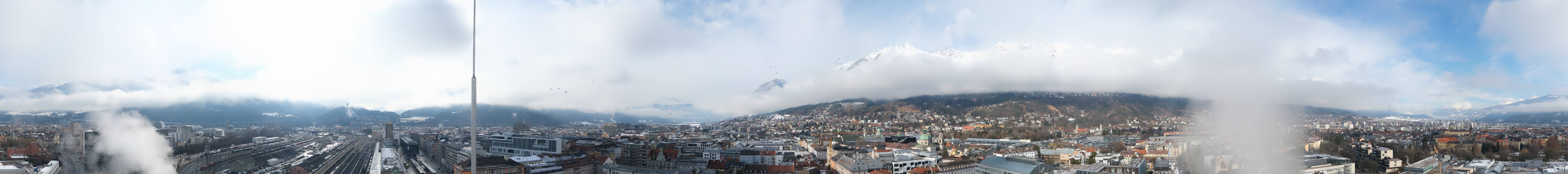 Archiv Foto Webcam Panoramablick - Innsbruck