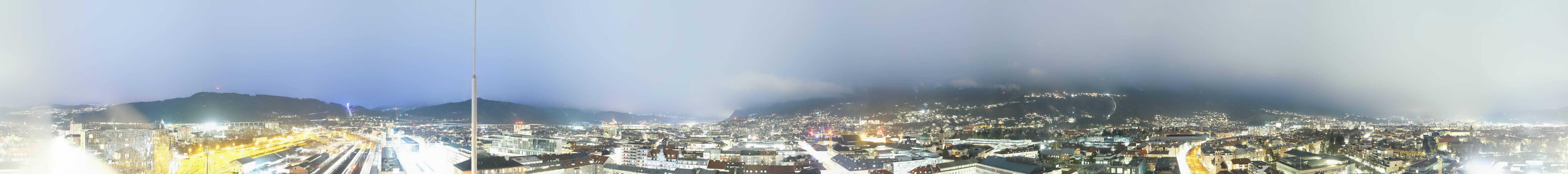 Archiv Foto Webcam Panoramablick - Innsbruck