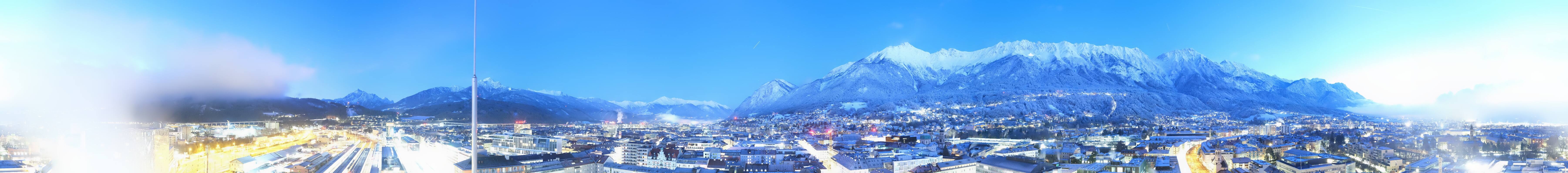 Archiv Foto Webcam Panoramablick - Innsbruck