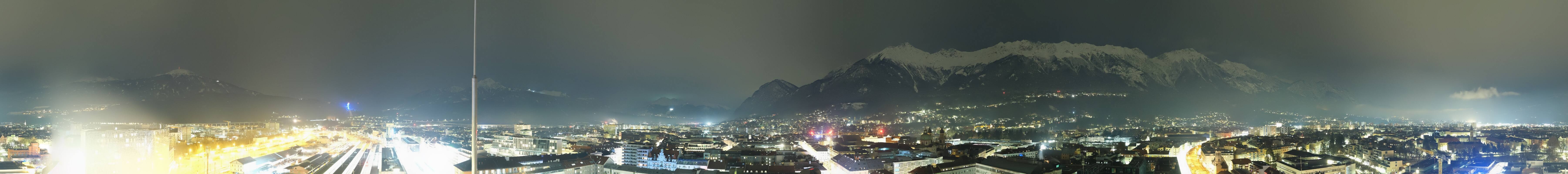 Archiv Foto Webcam Panoramablick - Innsbruck