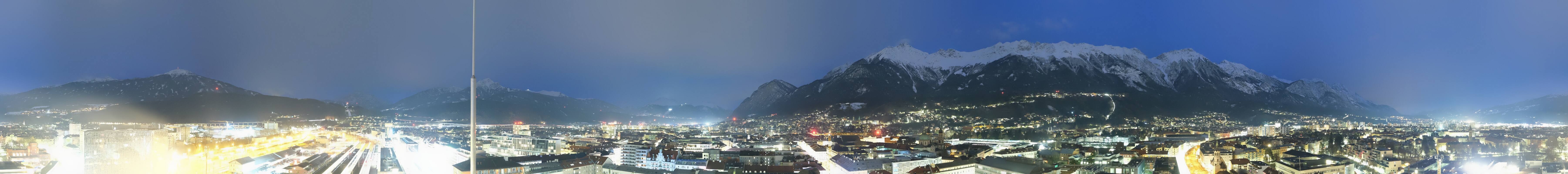 Archiv Foto Webcam Panoramablick - Innsbruck