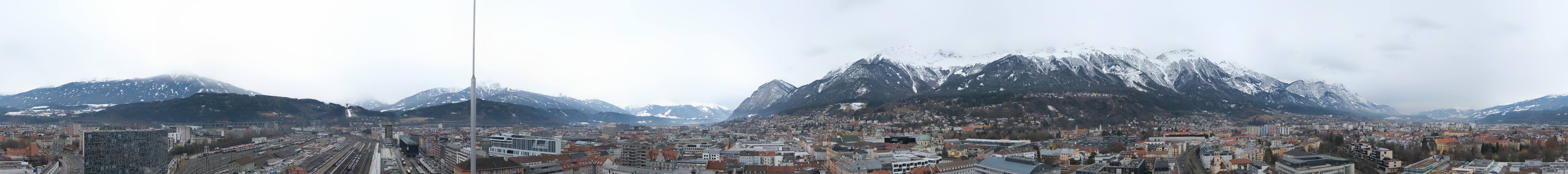 Archiv Foto Webcam Panoramablick - Innsbruck