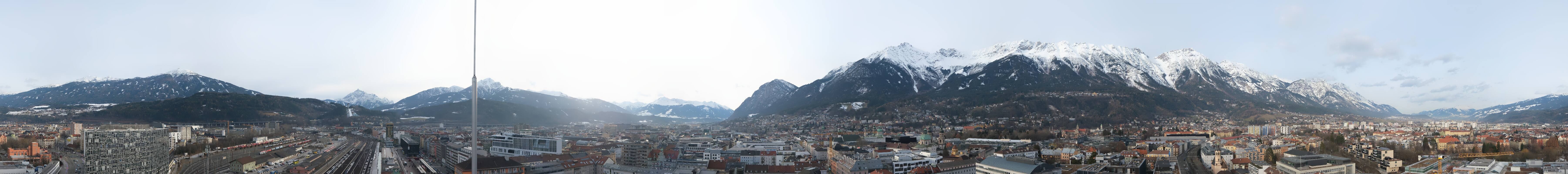 Archiv Foto Webcam Panoramablick - Innsbruck