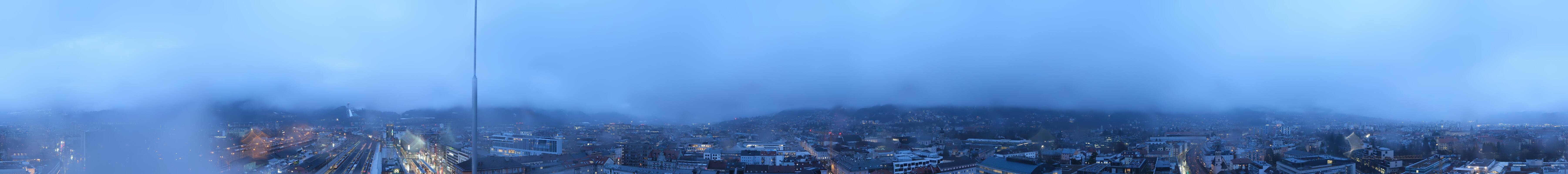 Archiv Foto Webcam Panoramablick - Innsbruck