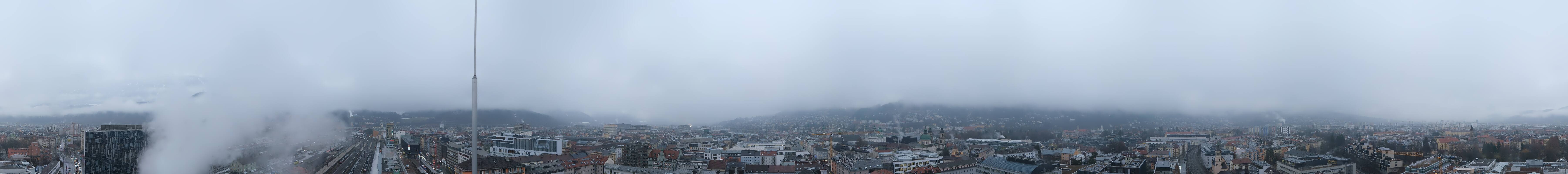 Archiv Foto Webcam Panoramablick - Innsbruck