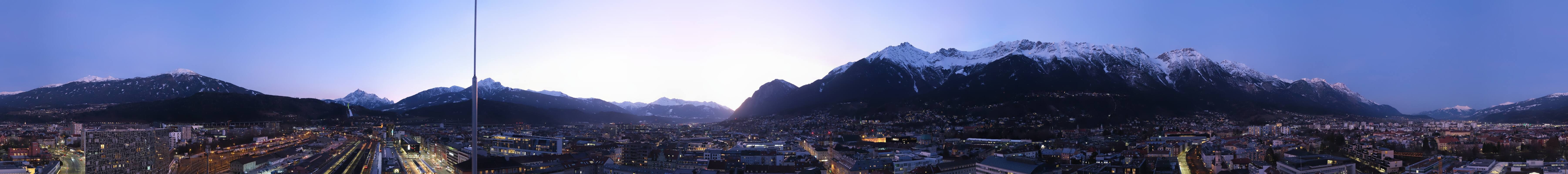 Archived image Webcam Innsbruck - panoramic view