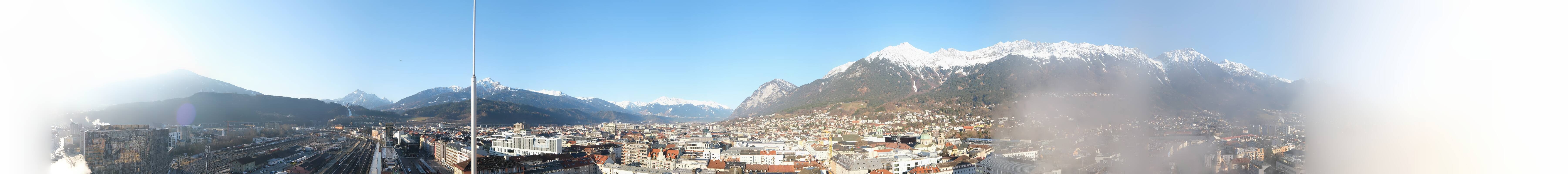 Archiv Foto Webcam Panoramablick - Innsbruck