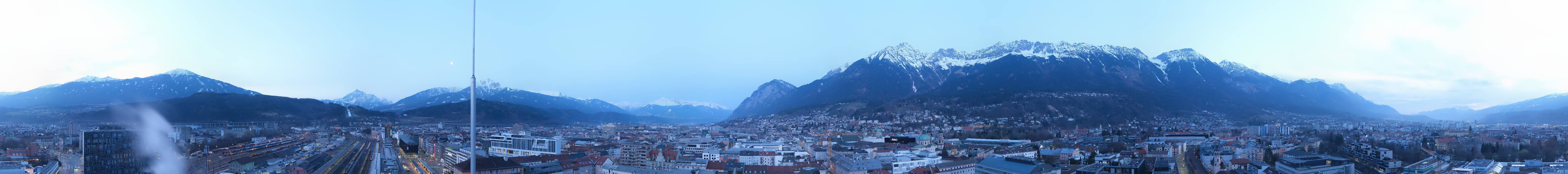 Archiv Foto Webcam Panoramablick - Innsbruck