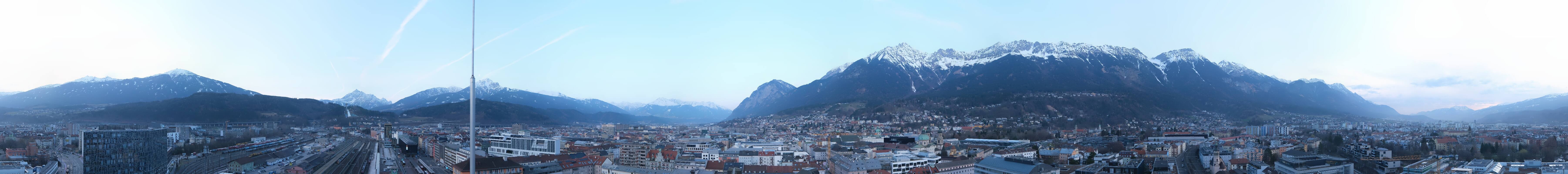 Archiv Foto Webcam Panoramablick - Innsbruck