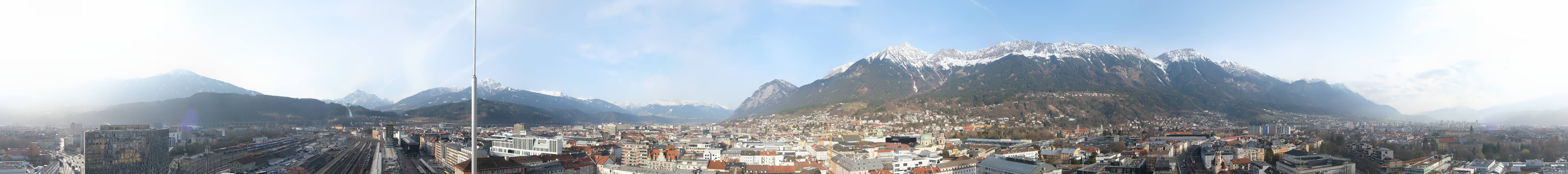 Archiv Foto Webcam Panoramablick - Innsbruck