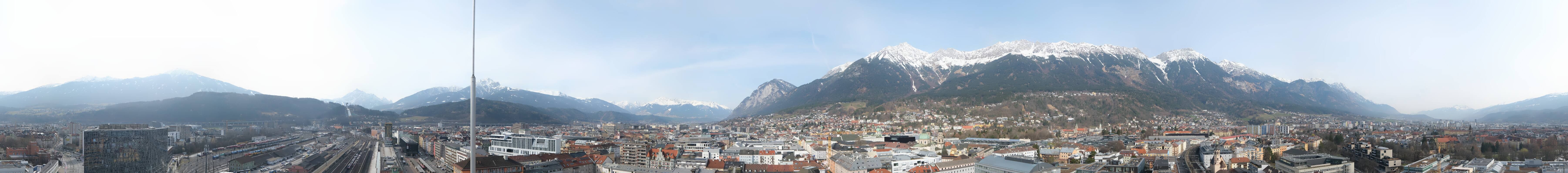 Archiv Foto Webcam Panoramablick - Innsbruck