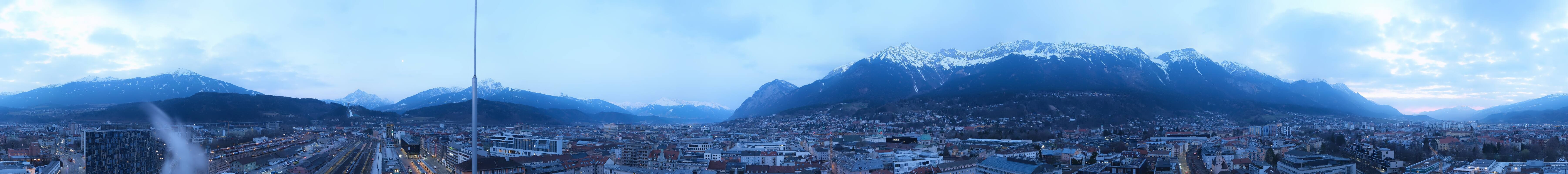 Archiv Foto Webcam Panoramablick - Innsbruck