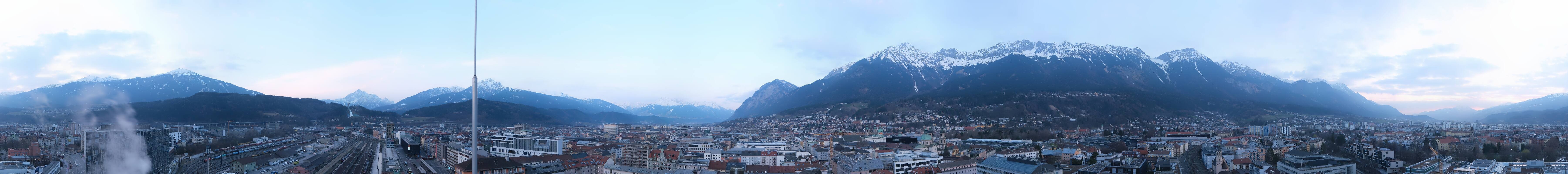 Archiv Foto Webcam Panoramablick - Innsbruck