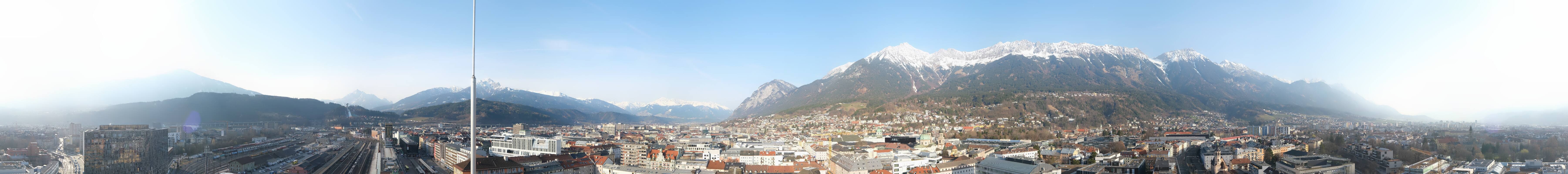 Archiv Foto Webcam Panoramablick - Innsbruck