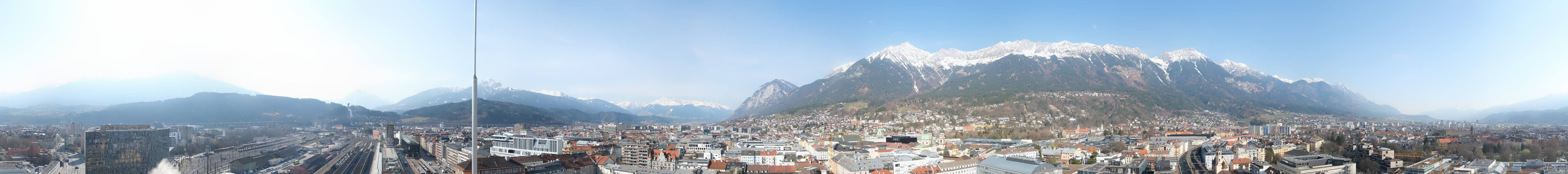 Archiv Foto Webcam Panoramablick - Innsbruck