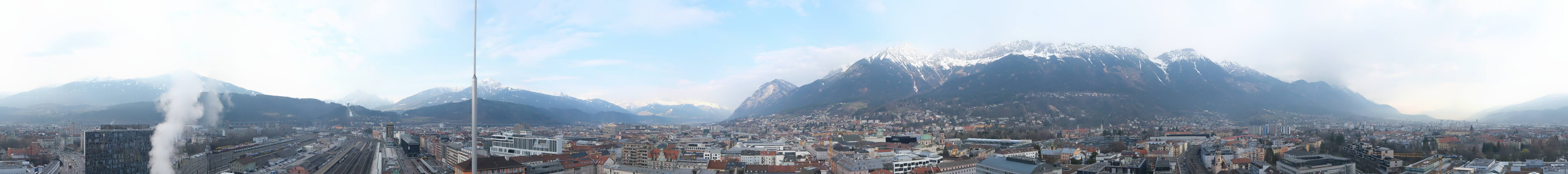 Archiv Foto Webcam Panoramablick - Innsbruck