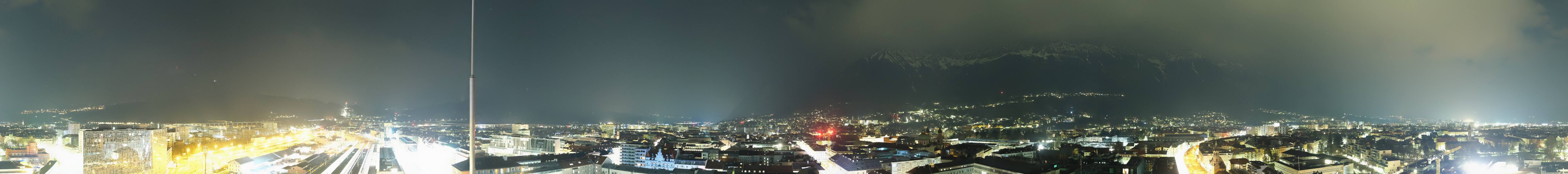 Archiv Foto Webcam Panoramablick - Innsbruck